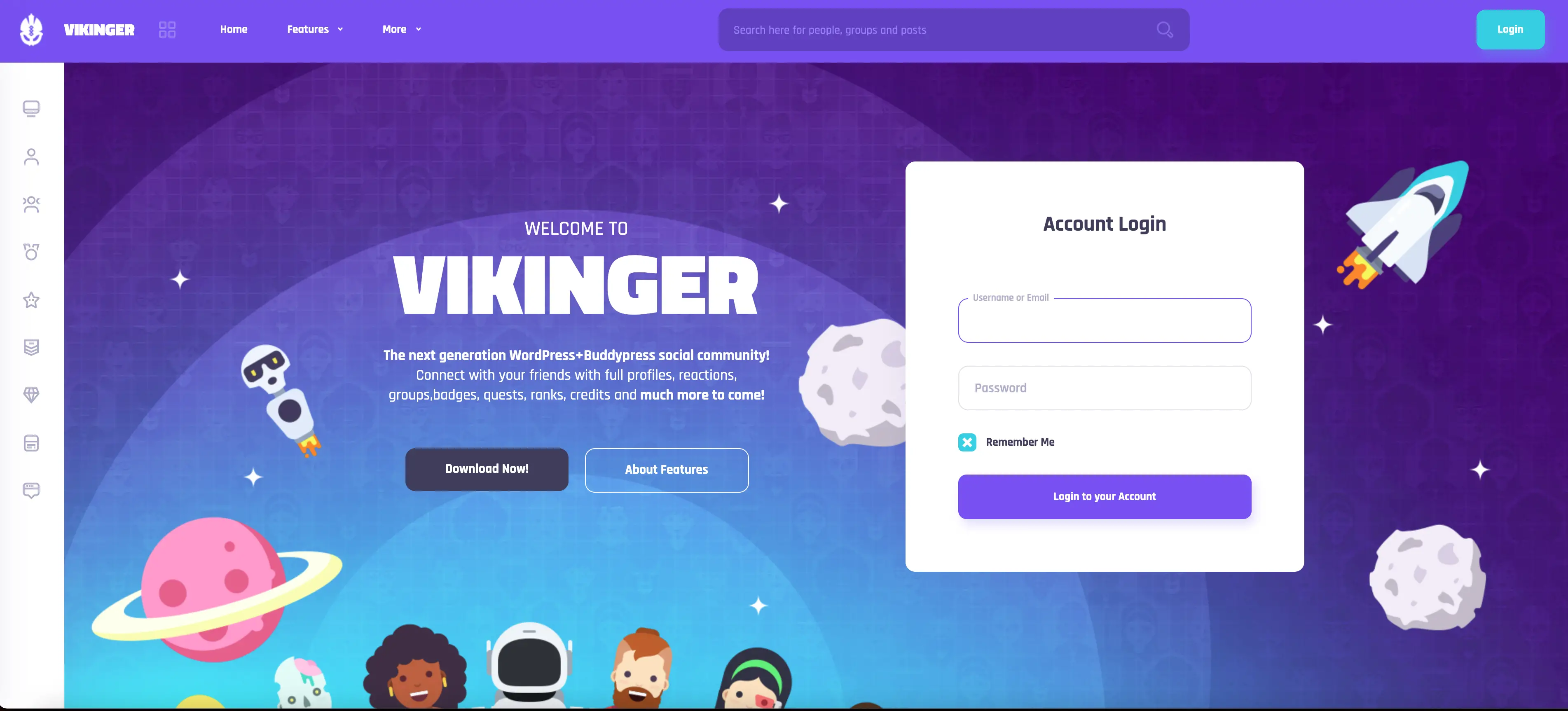 图片[2]-Vikinger高颜值仿推特中文汉化版主题模板-Didor博客