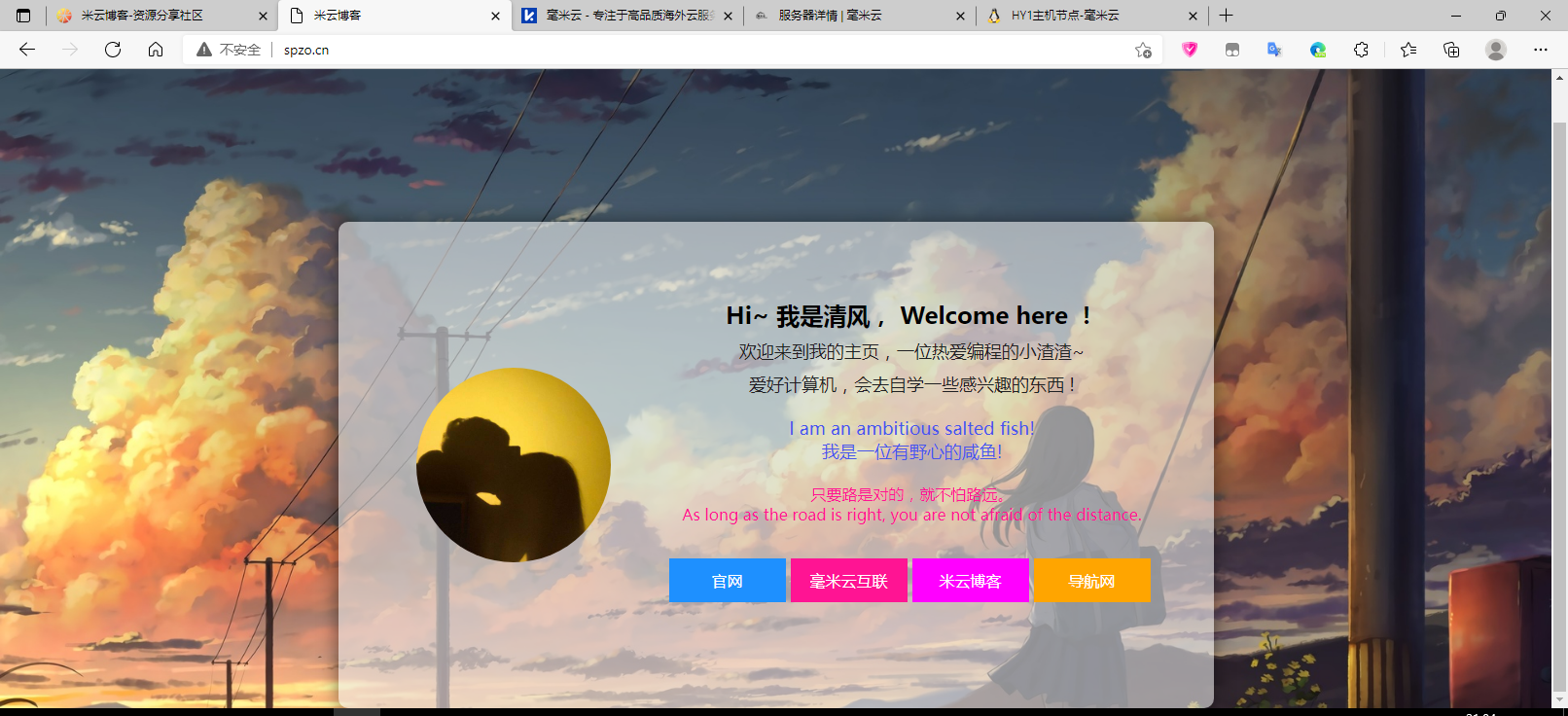 好看的个人网页源码-Didor博客