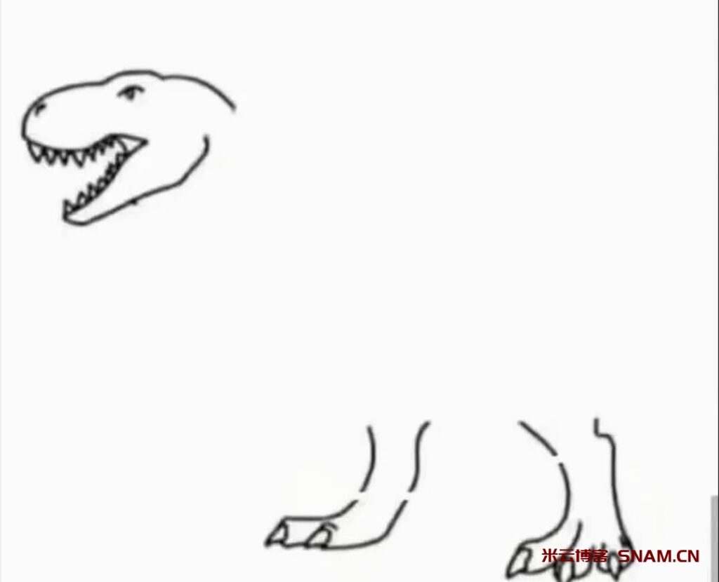 展开想象力，画一只恐龙-Didor博客